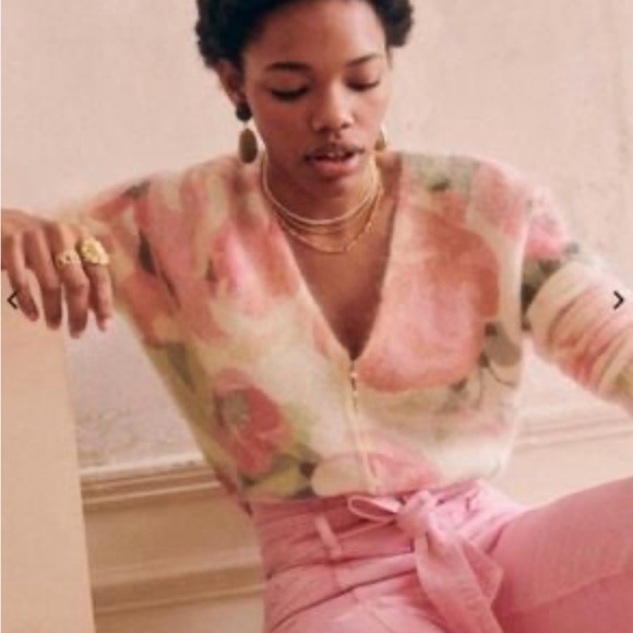 NWOT Sézane Lisette Jumper in Romantic Flowers - Size Medium - Picture 2 of 4